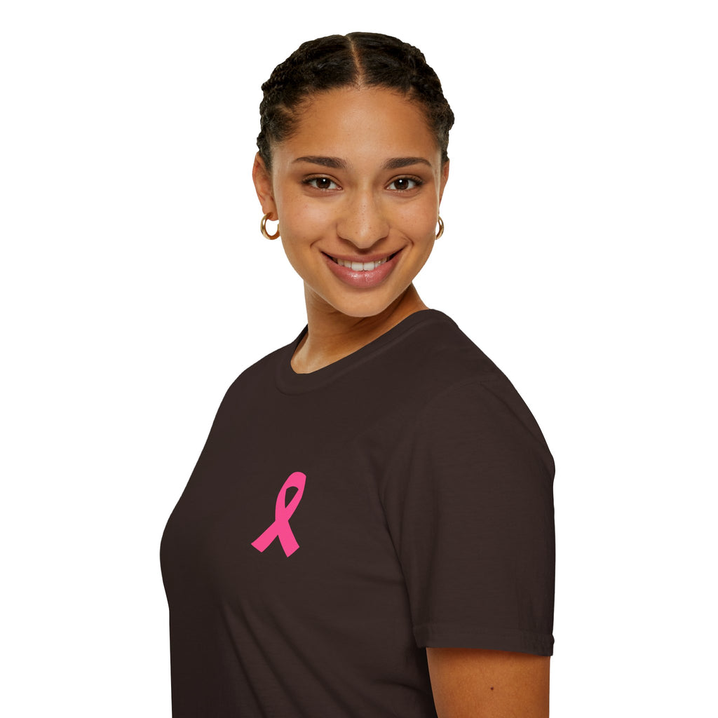 Breast Cancer Awareness Ribbon T-Shirt — Pink Ribbon Support Tee