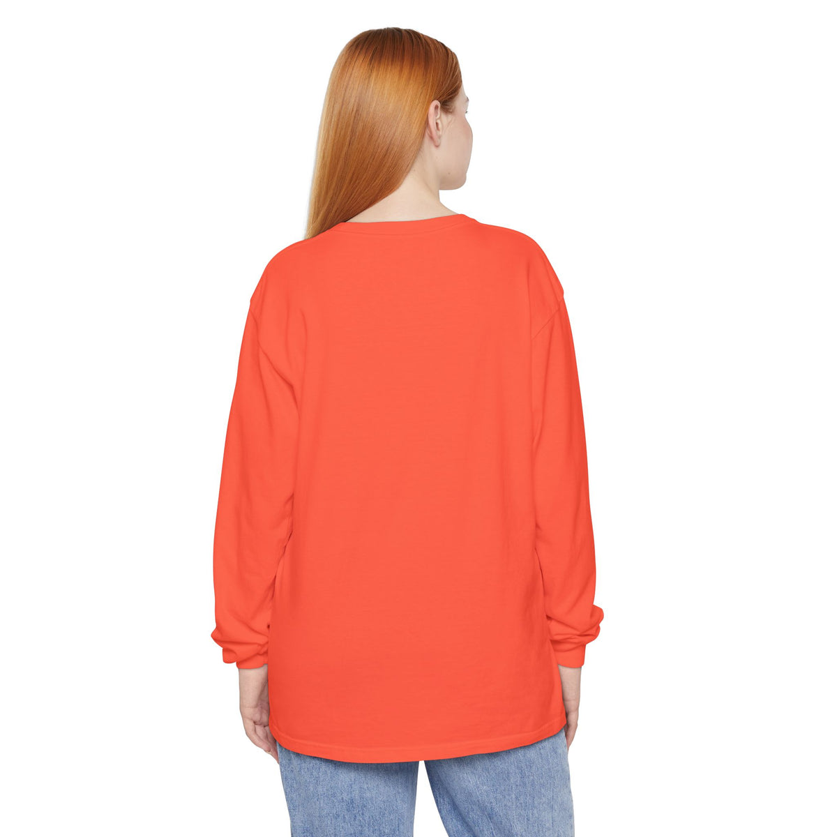 Thankful For Crewneck Long Sleeve Tee — Fall Thanksgiving Gratitude Shirt