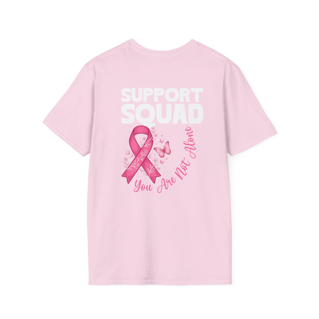 Pink Ribbon Support Squad Breast Cancer Awareness T-Shirt