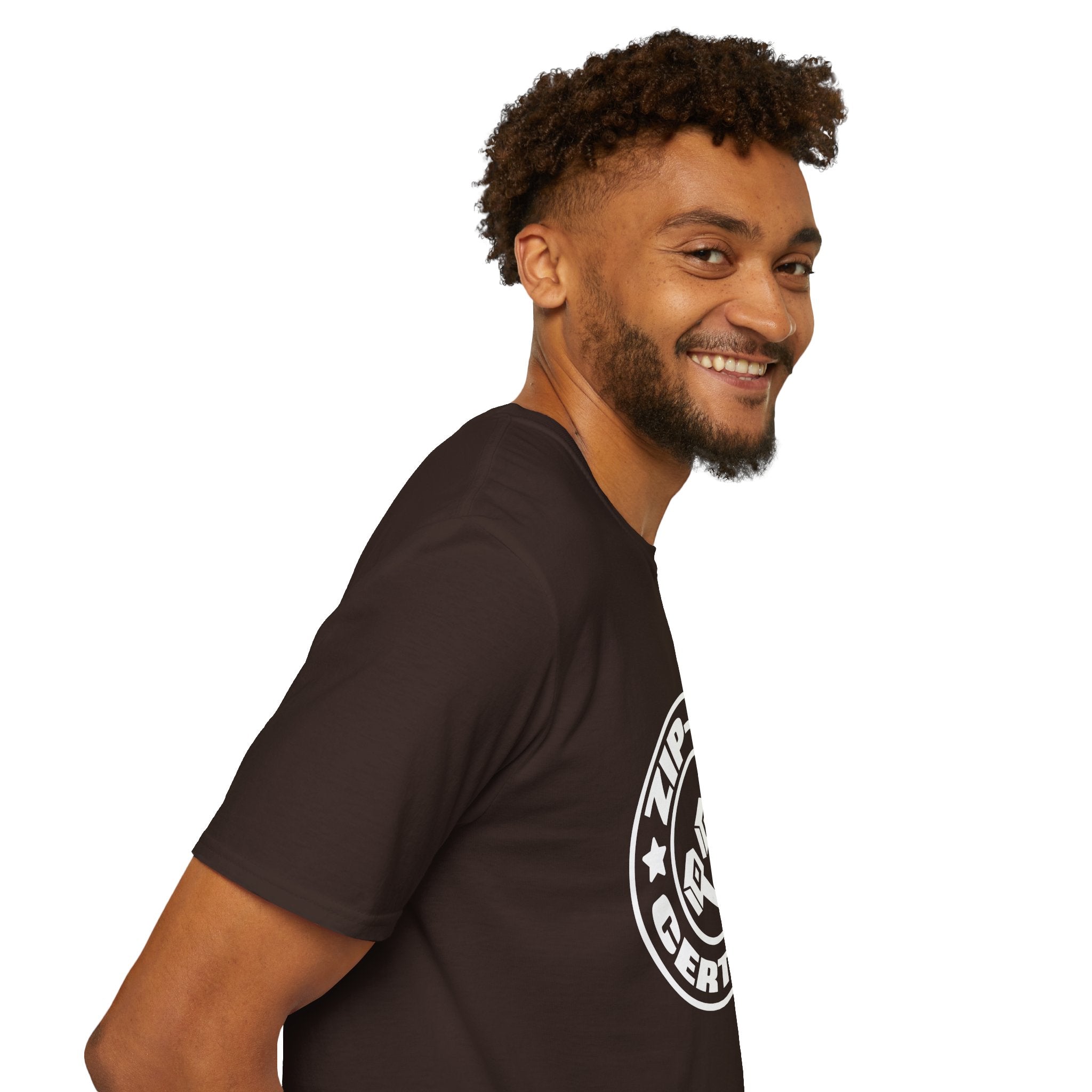 Zip-Tie Certified T-Shirt — Funny Handyman Gift for Him Bold Graphic Tee