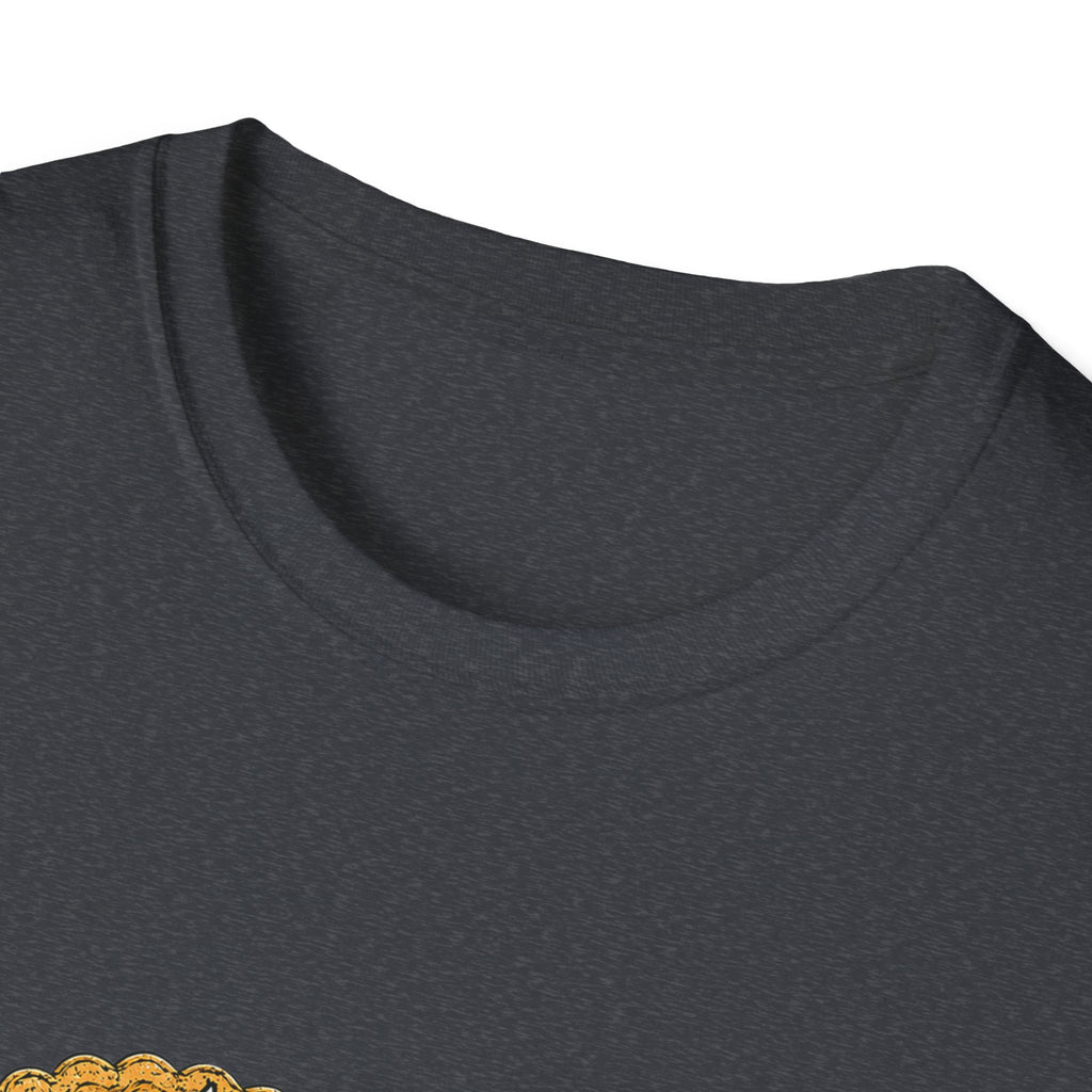 Retro Pie Monster T-Shirt — Funny Pac-Maze Dessert Gamer Tee