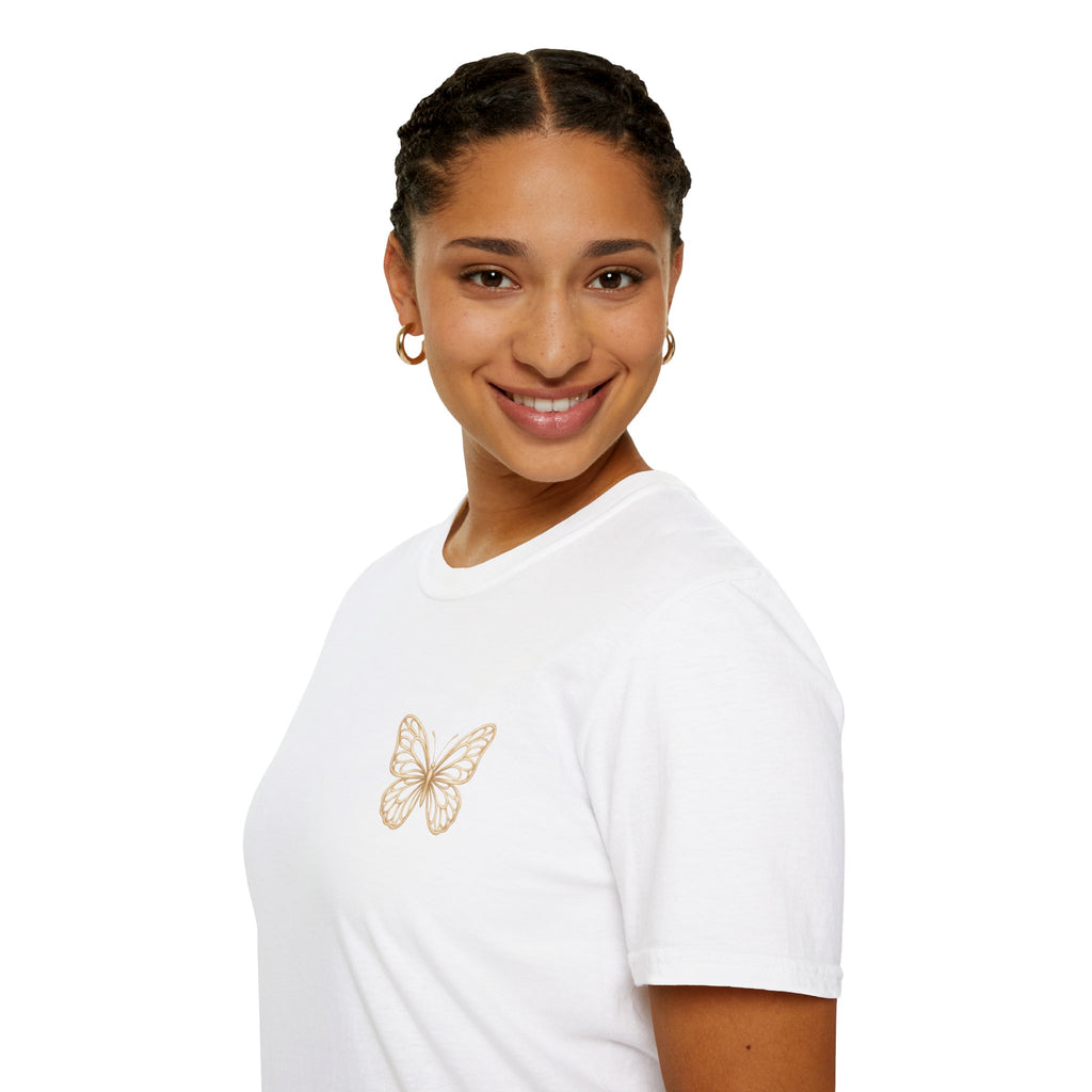 Created with a Purpose Butterfly T-Shirt Faith Graphic Tee