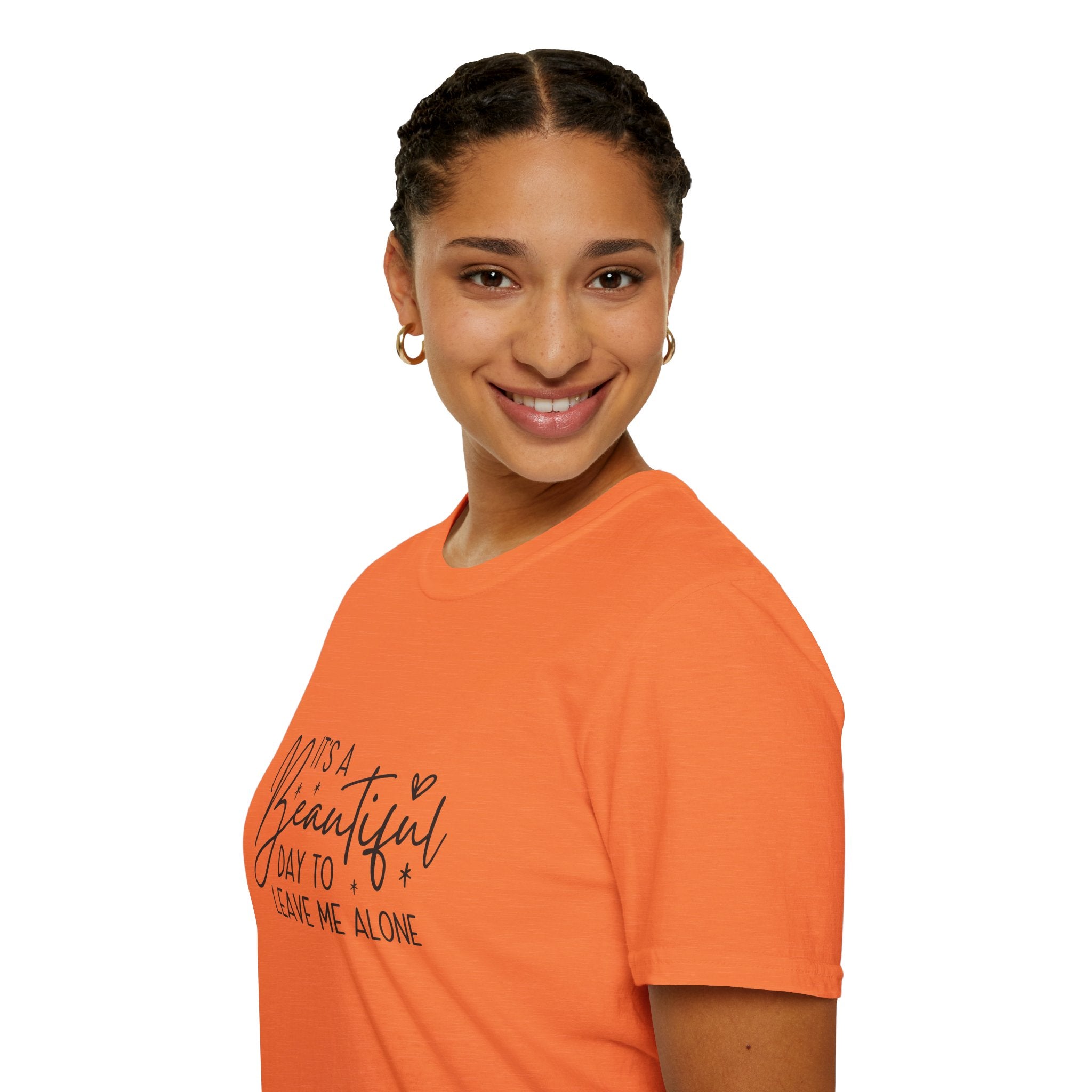 It's a Beautiful Day to Leave Me Alone T-Shirt — Funny Introvert Gift for Women