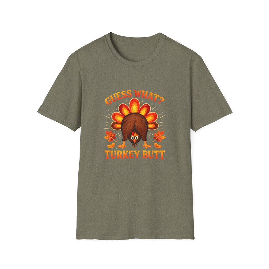 Turkey Butt T-Shirt — "Guess What?" Funny Thanksgiving Tee