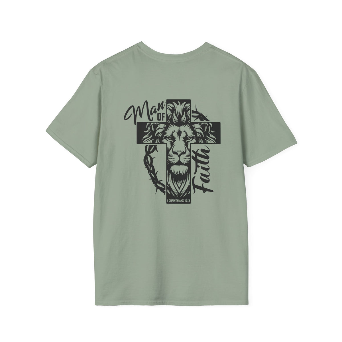 Cross with Crown of Thorns T-Shirt — Christian Faith Tee