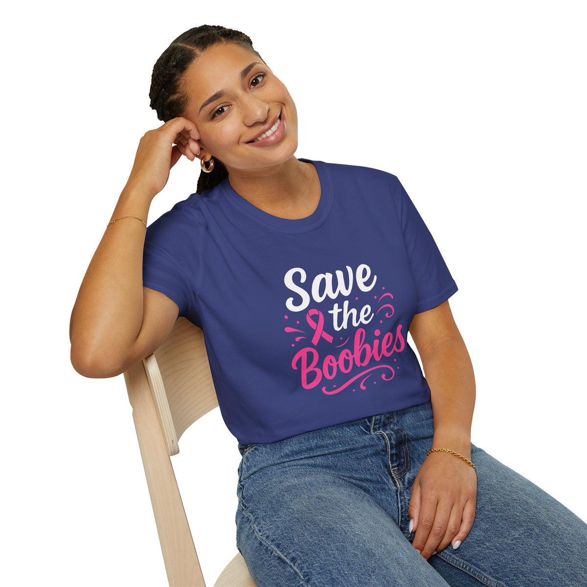 Save the Boobies Breast Cancer Awareness T-Shirt