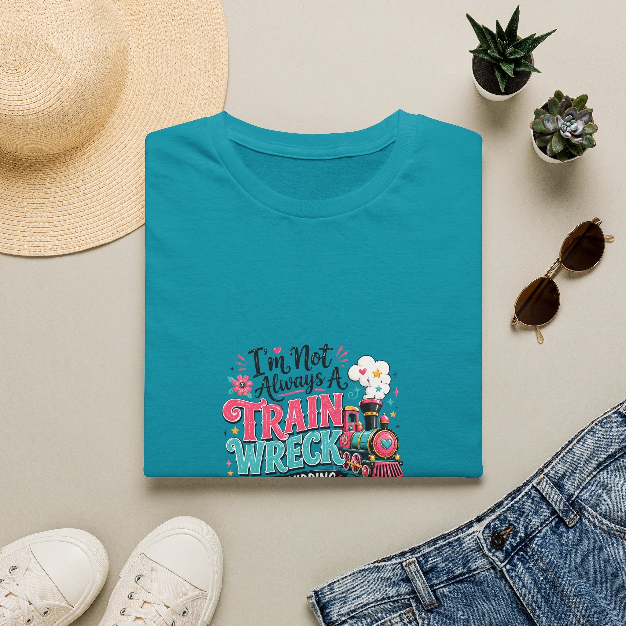I'm Not Always a Trainwreck Toot Toot T-Shirt — Funny Sarcastic Gift for Her