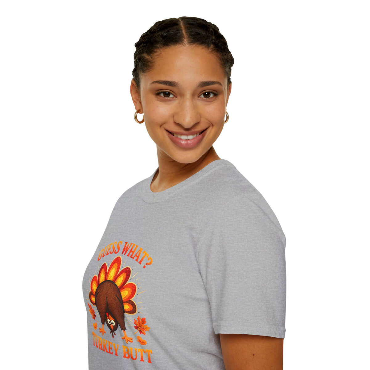Turkey Butt T-Shirt — "Guess What?" Funny Thanksgiving Tee