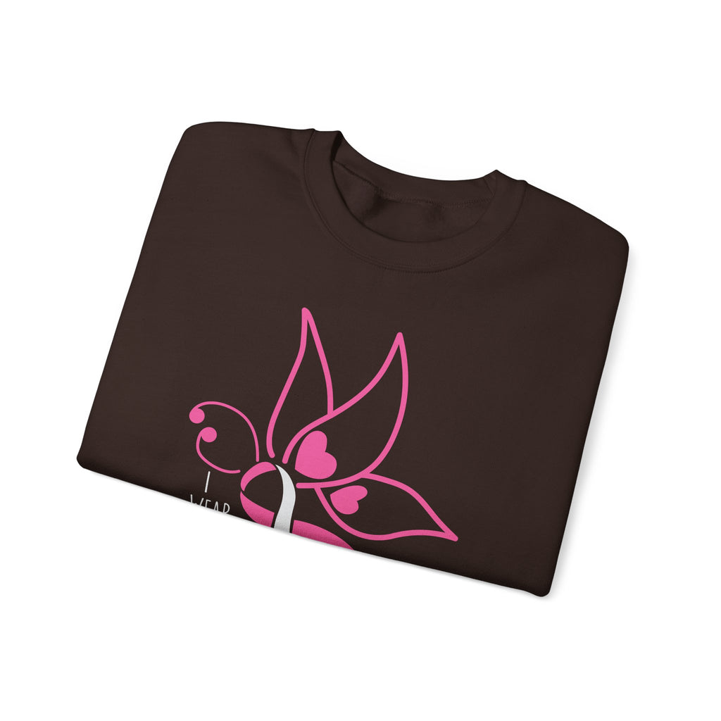 I Wear Pink for My Daughter Breast Cancer Sweatshirt