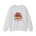 Sweatshirt — "Give Thanks" Autumn Turkey & Pumpkin Thanksgiving Crewneck