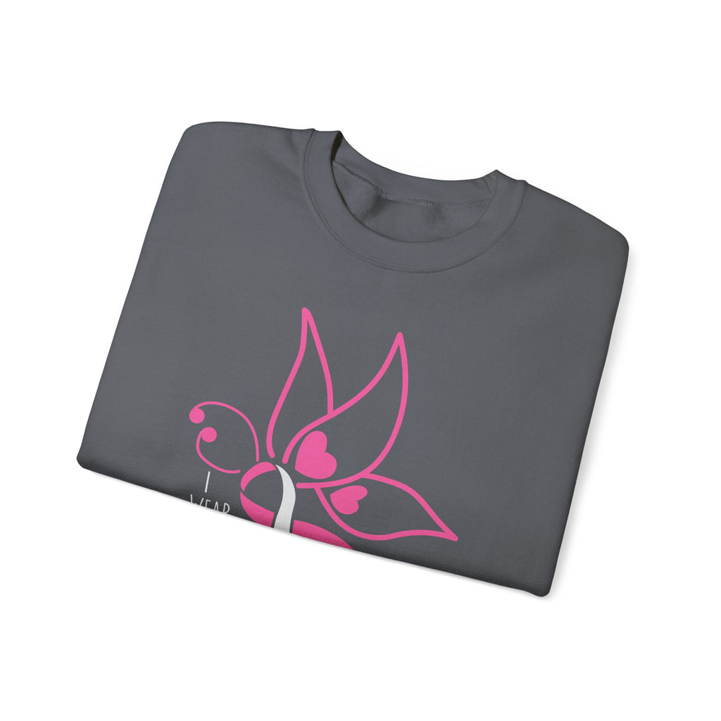 I Wear Pink for My Daughter Breast Cancer Sweatshirt