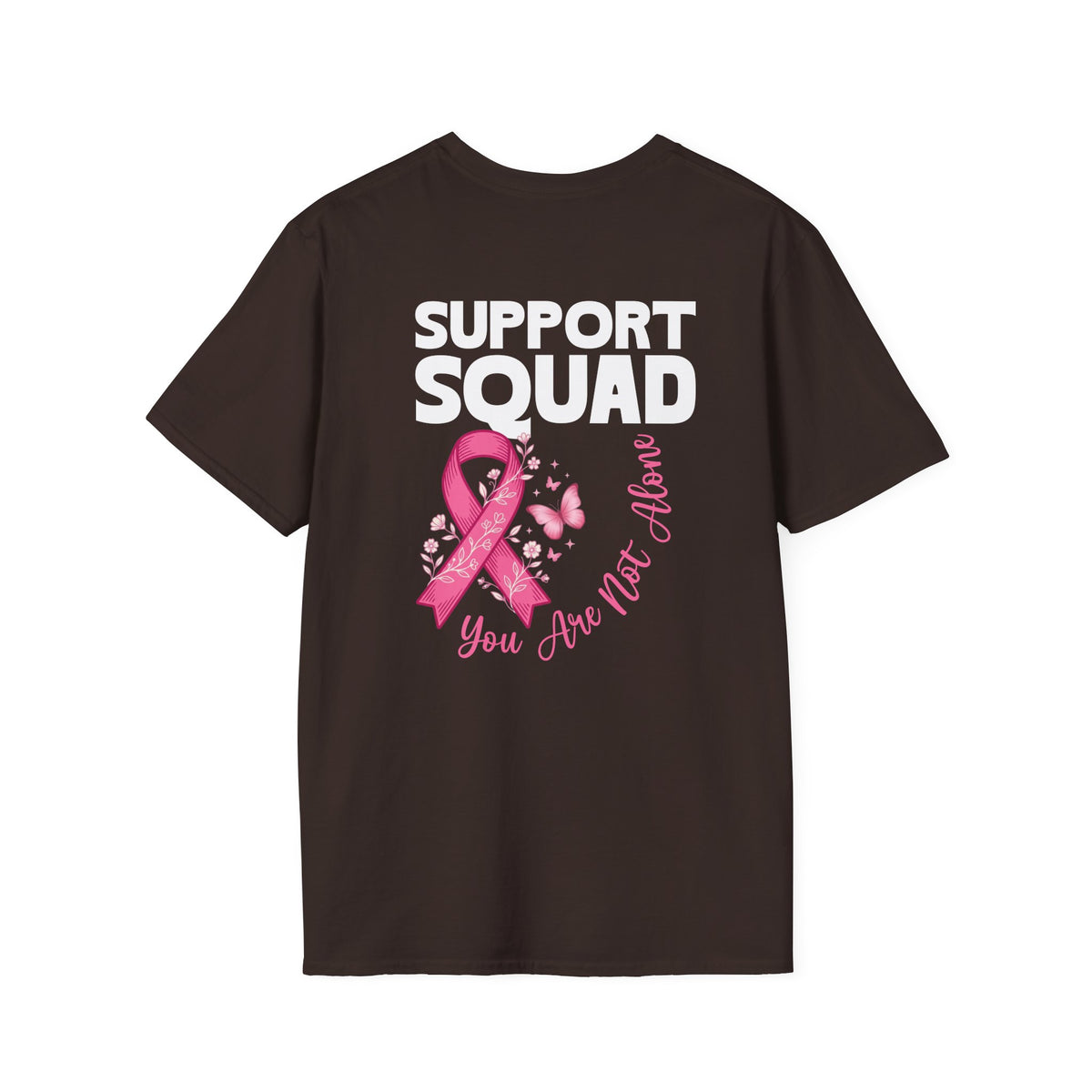 Pink Ribbon Support Squad Breast Cancer Awareness T-Shirt