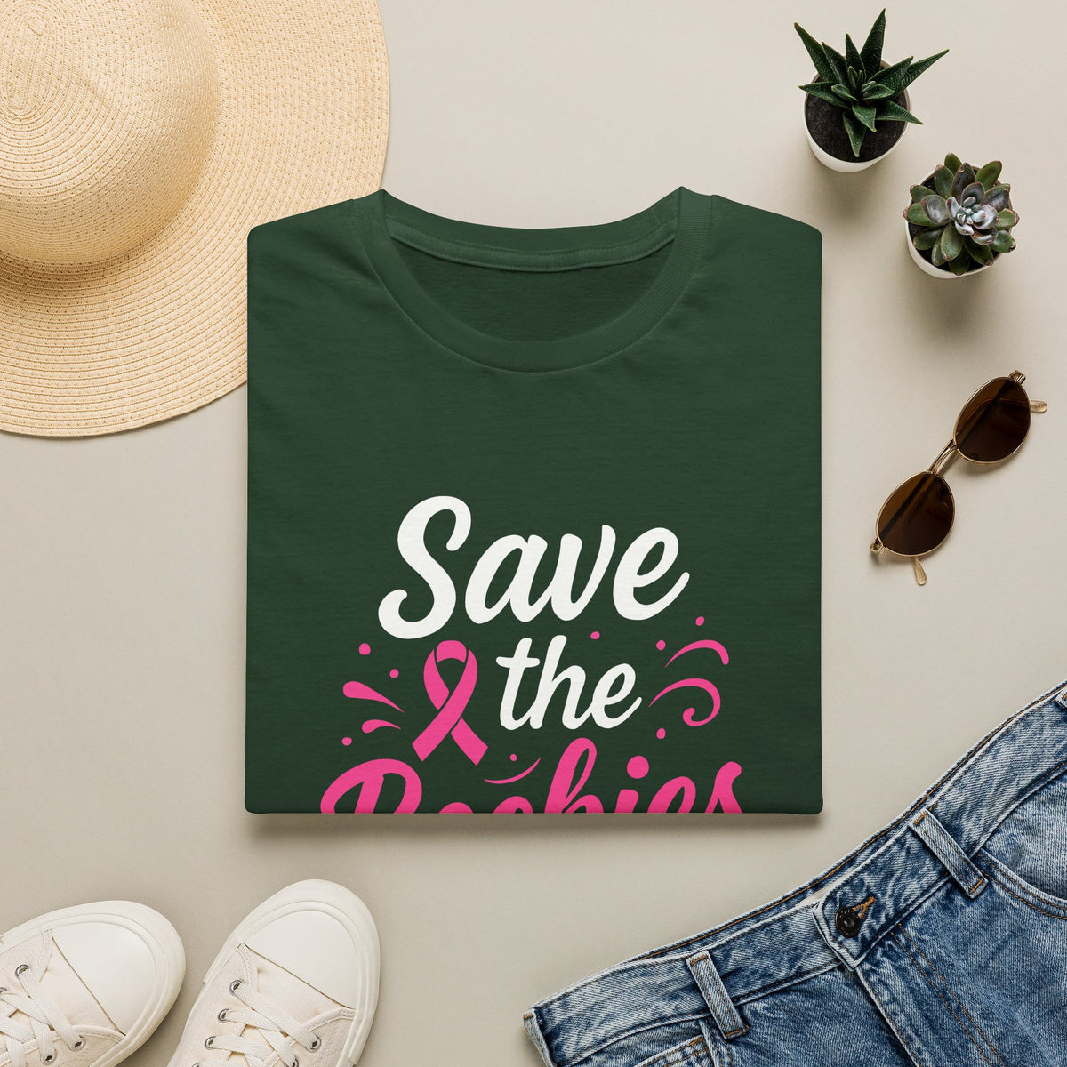 Save the Boobies Breast Cancer Awareness T-Shirt