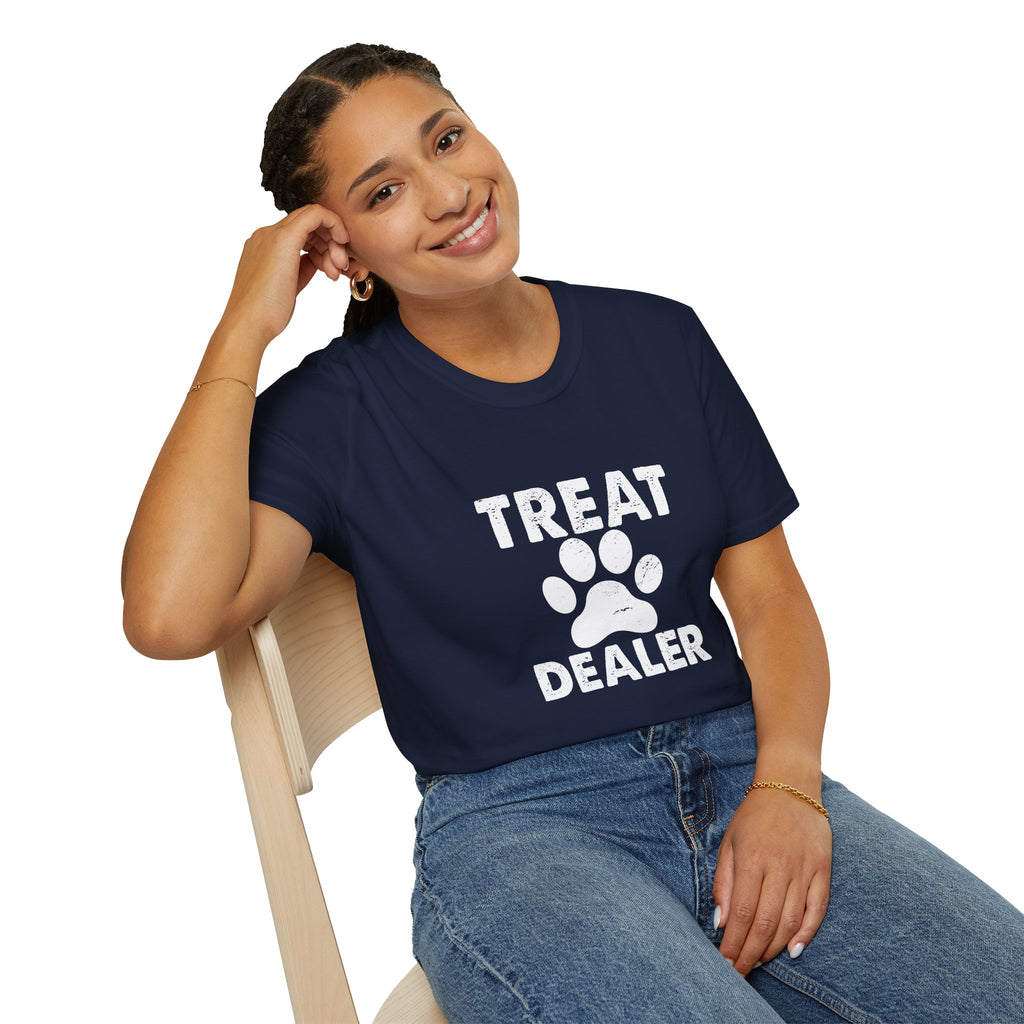 Treat Dealer T-Shirt — Funny Dog Paw Pet Lover Tee