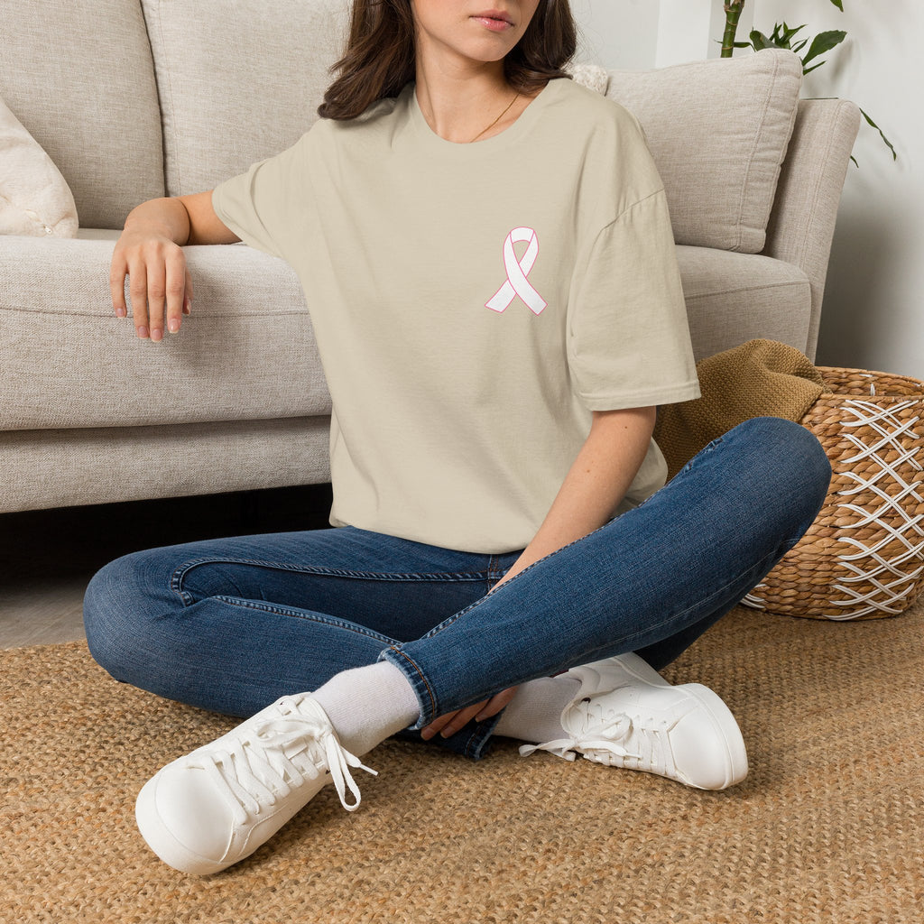 Cancer Grabbed My Boob Now I'm Going to Kick Its Ass T-Shirt — Funny Breast Cancer Awareness Gift