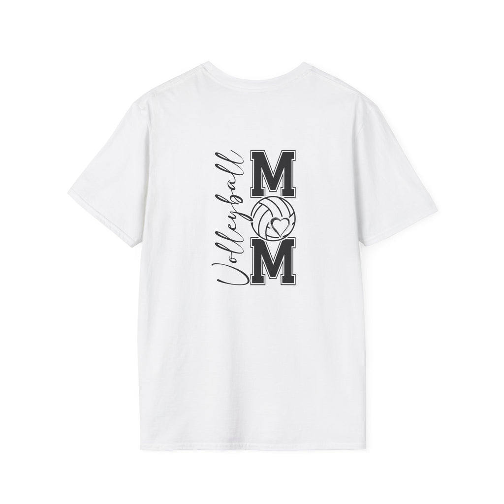 Volleyball Mom T-Shirt — Cute Game Day Gift for Sports Moms Script Graphic Tee