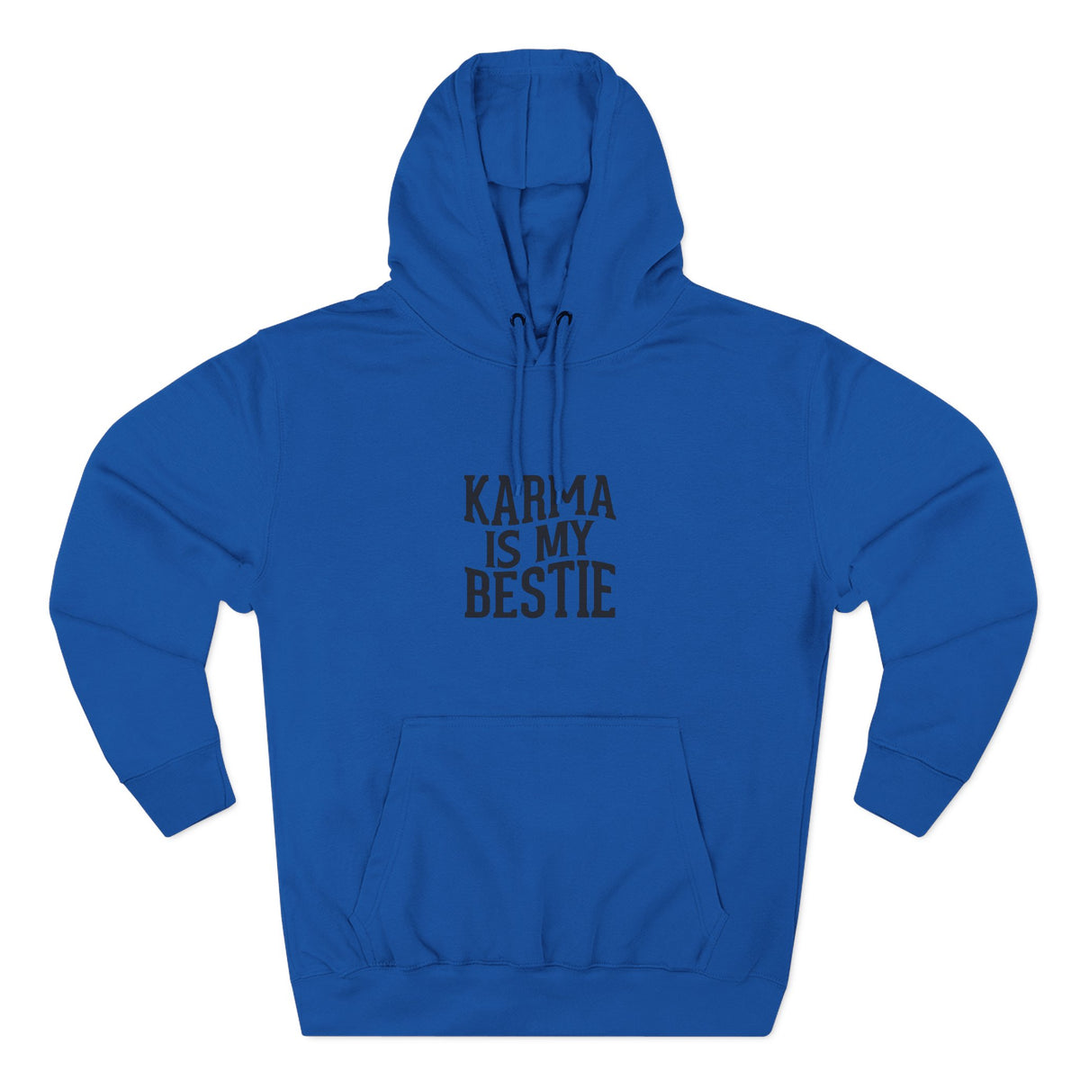 Karma Is My Bestie Graphic Pullover Hoodie