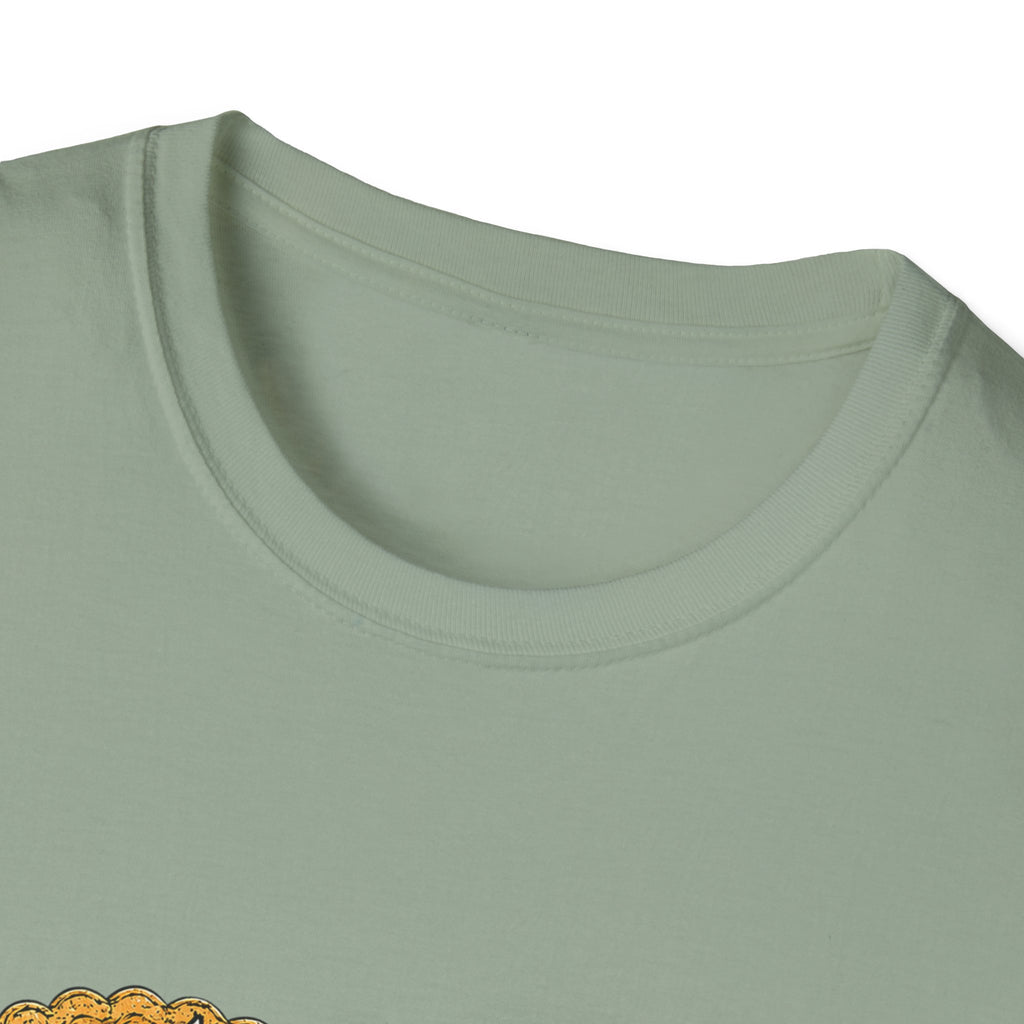 Retro Pie Monster T-Shirt — Funny Pac-Maze Dessert Gamer Tee