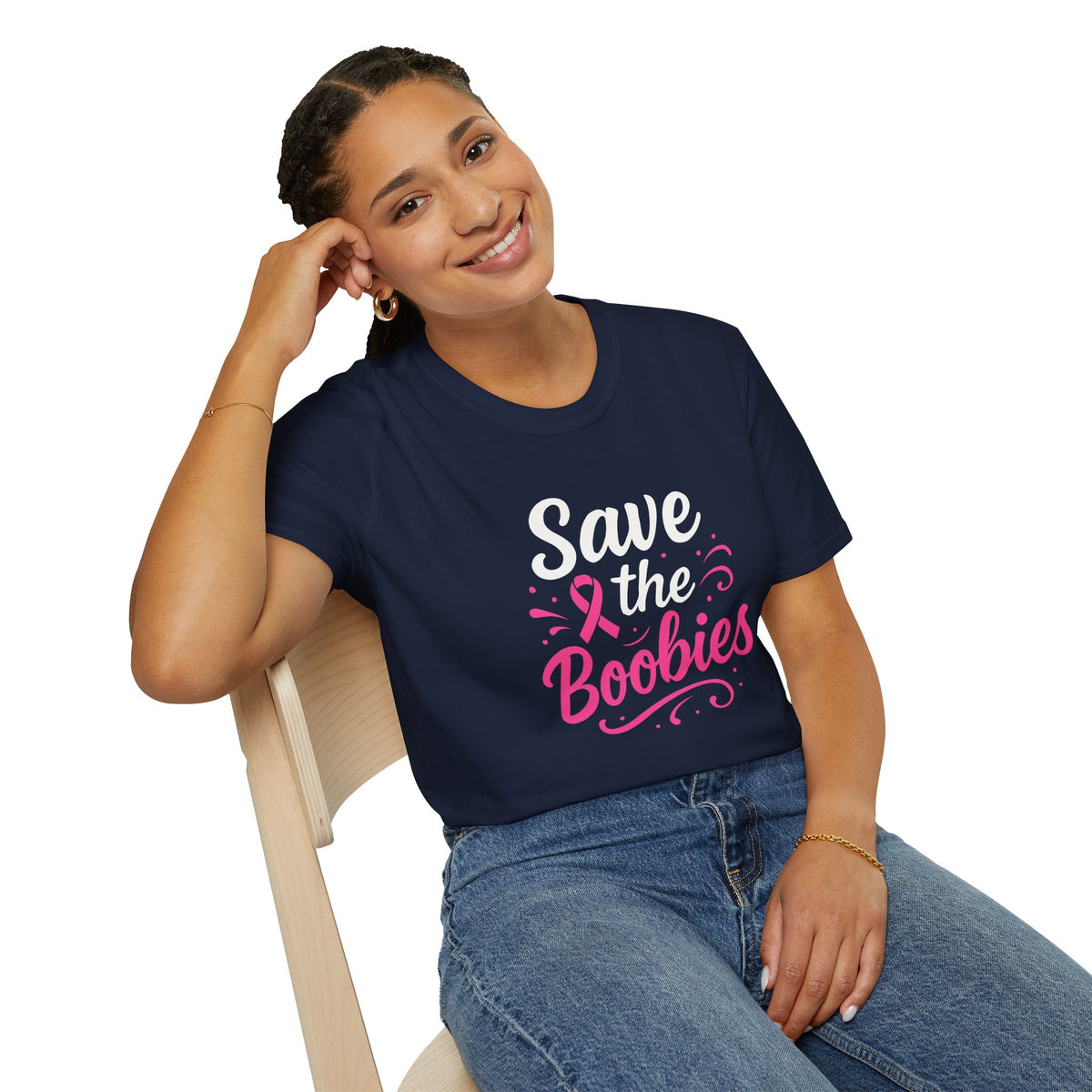 Save the Boobies Breast Cancer Awareness T-Shirt