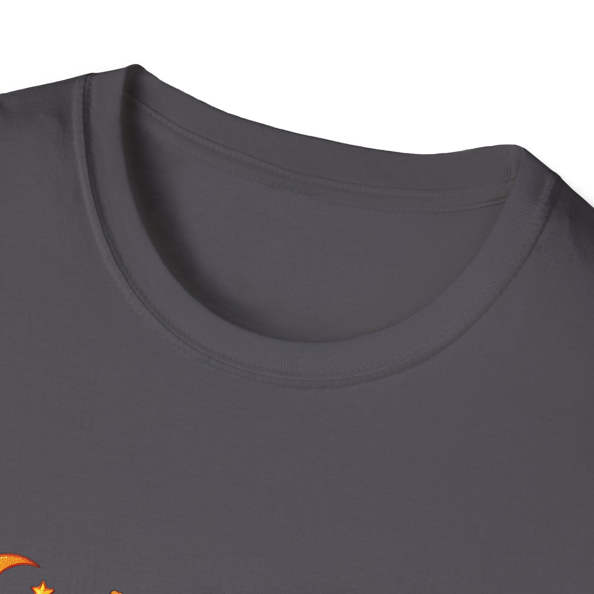 Cute Halloween Cow T-Shirt — Funny Gift for Her Candy Pumpkins & Kitty Costume Tee