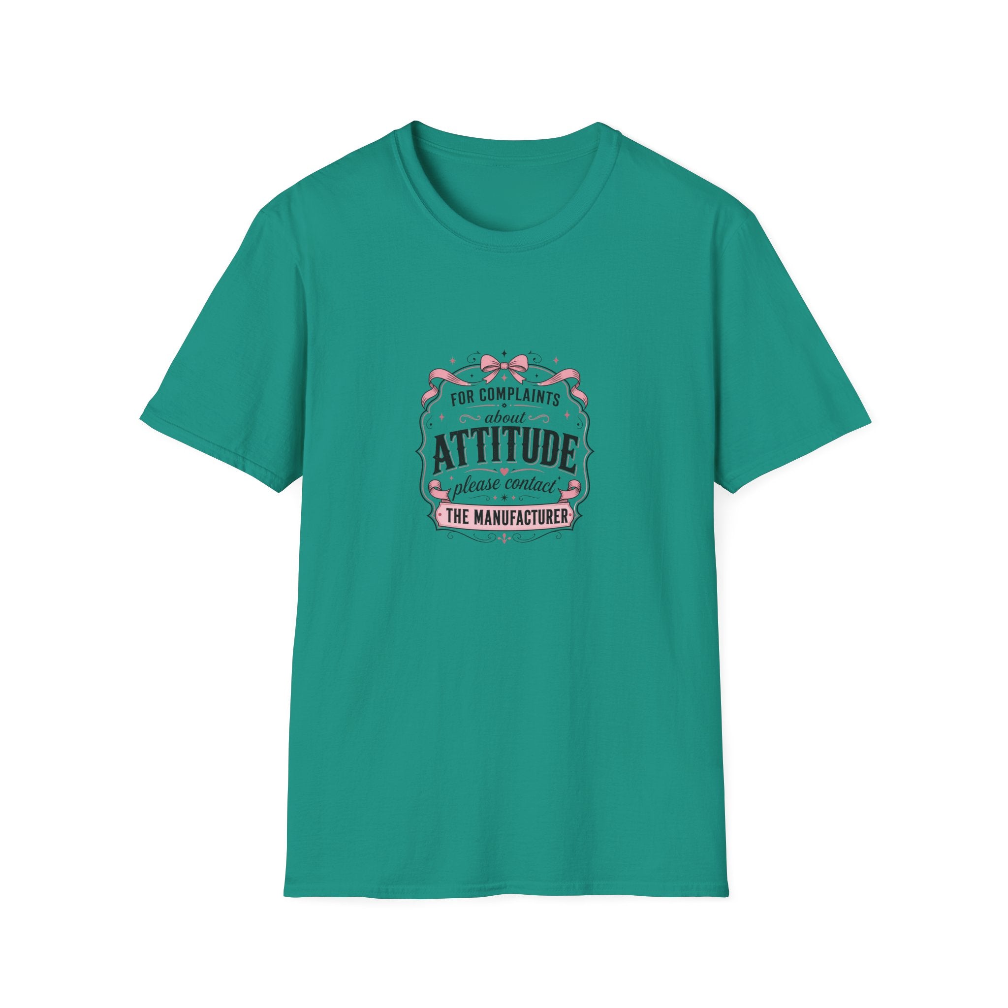 For Complaints About Attitude Contact The Manufacturer T-Shirt — Funny Gift for Her