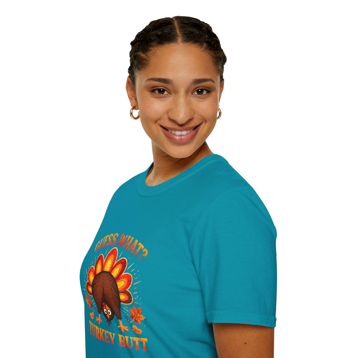Turkey Butt T-Shirt — "Guess What?" Funny Thanksgiving Tee