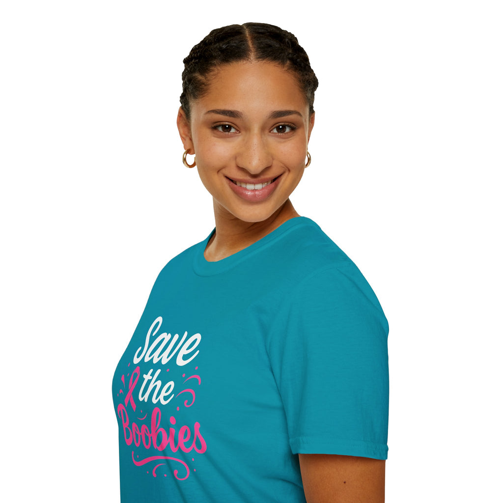 Save the Boobies Breast Cancer Awareness T-Shirt