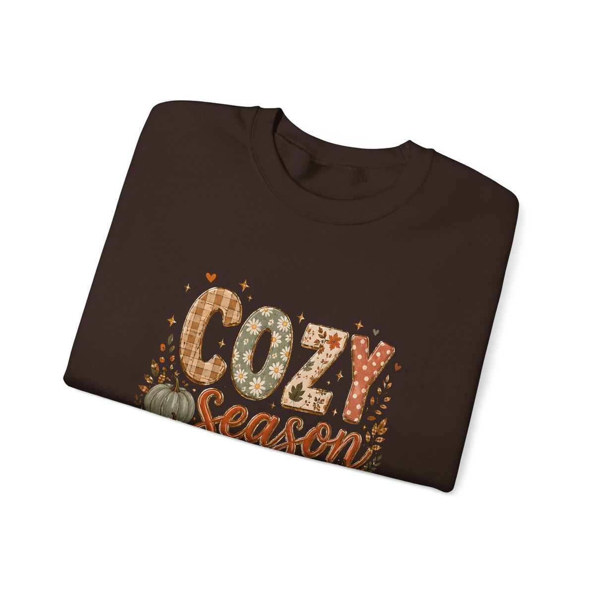 Cozy Season Autumn Pumpkin Crewneck Sweatshirt