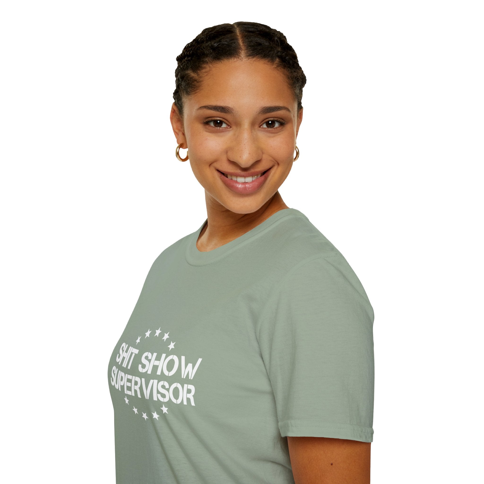 Shit Show Supervisor T-Shirt — Funny Sarcastic Gift for Her Work Humor Graphic Tee