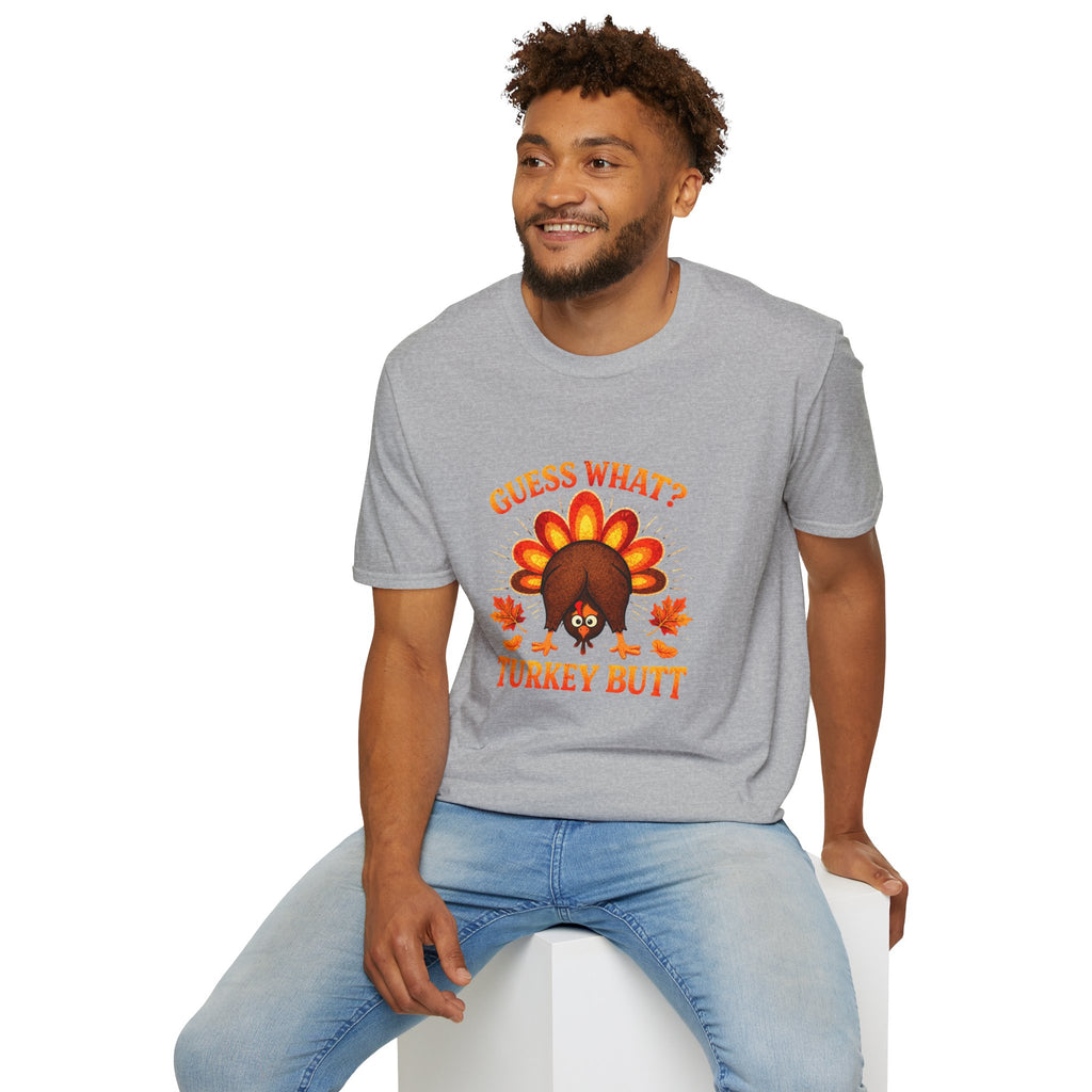 Turkey Butt T-Shirt — "Guess What?" Funny Thanksgiving Tee