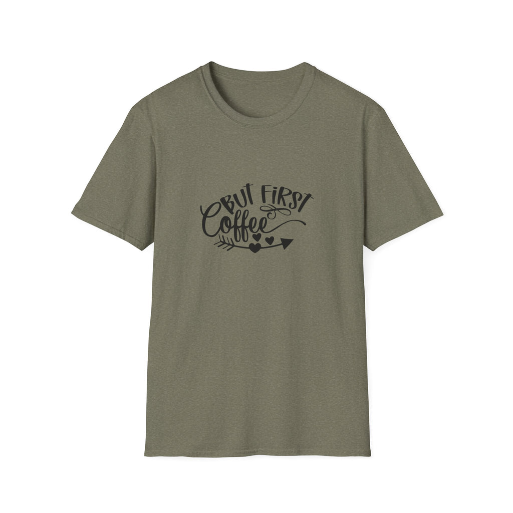 But First Coffee T-Shirt — Funny Gift for Coffee Lovers Women's Graphic Tee