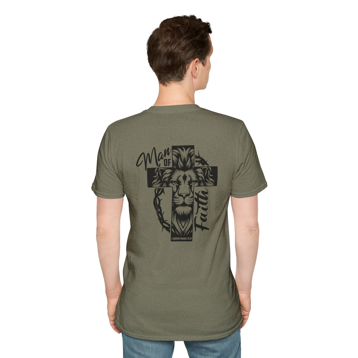 Cross with Crown of Thorns T-Shirt — Christian Faith Tee