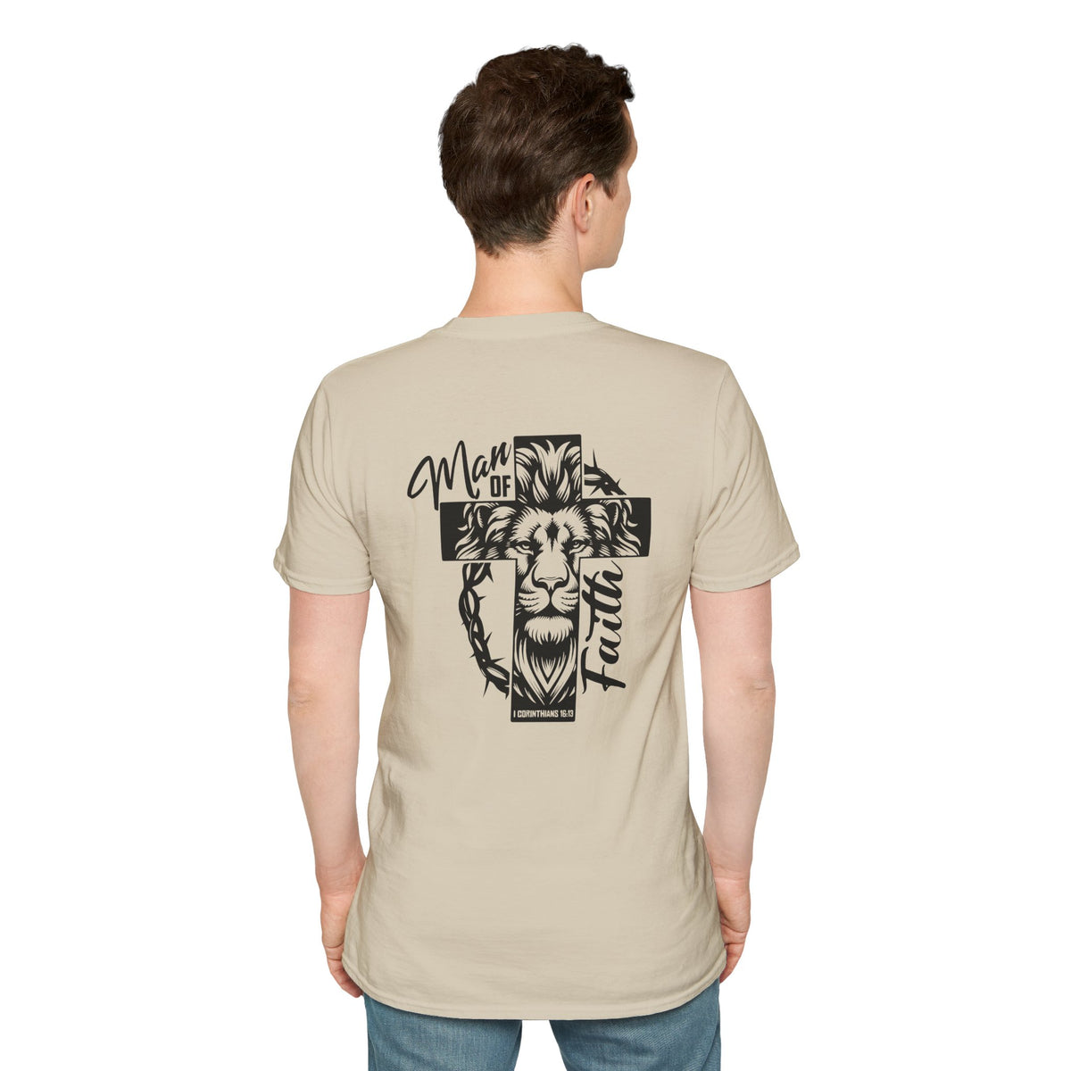 Cross with Crown of Thorns T-Shirt — Christian Faith Tee