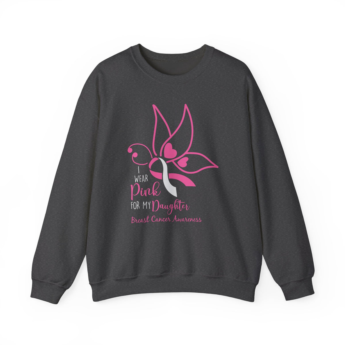 I Wear Pink for My Daughter Breast Cancer Sweatshirt