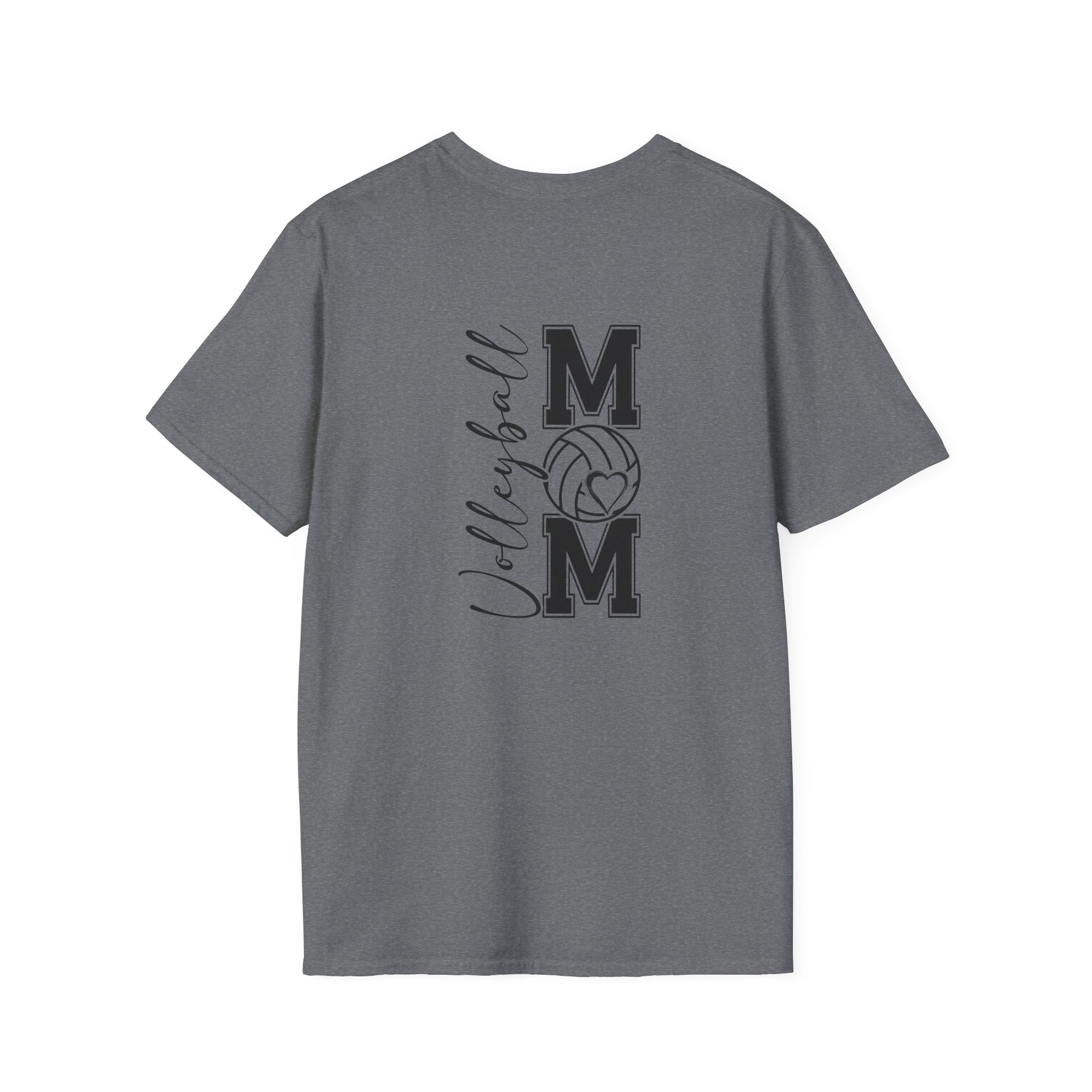 Volleyball Mom T-Shirt — Cute Game Day Gift for Sports Moms Script Graphic Tee