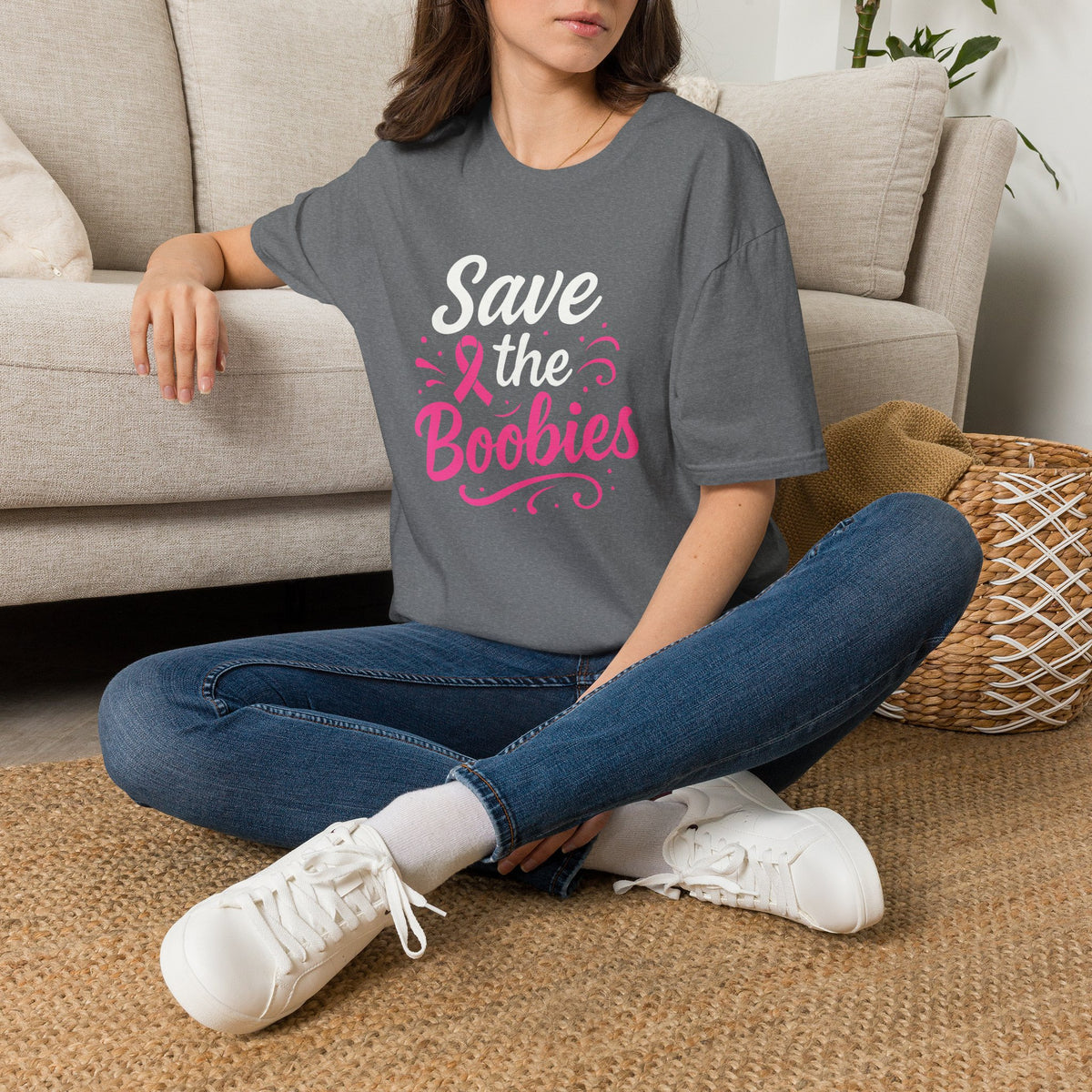 Save the Boobies Breast Cancer Awareness T-Shirt