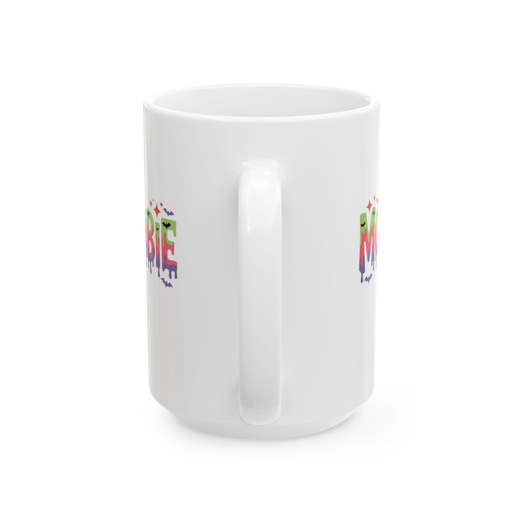 Zombie Mom Ceramic Mug — Funny Halloween Gift for Moms Colorful Drip Coffee Cup 11oz 15oz