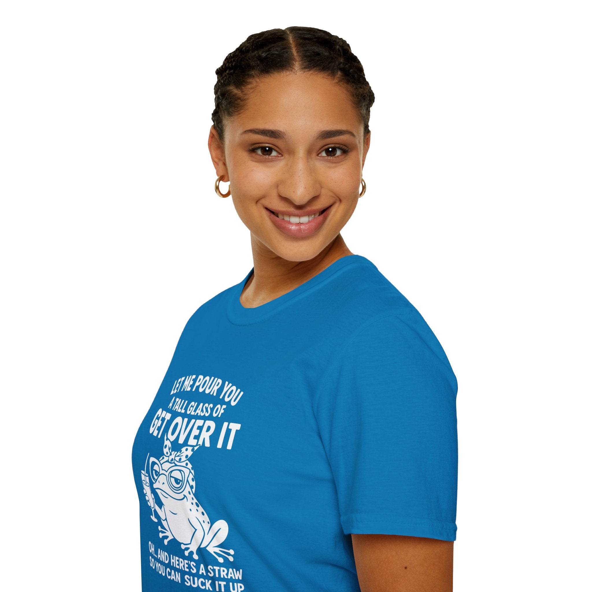 Let Me Pour You a Tall Glass of Get Over It Frog T-Shirt — Funny Sarcastic Gift for Her