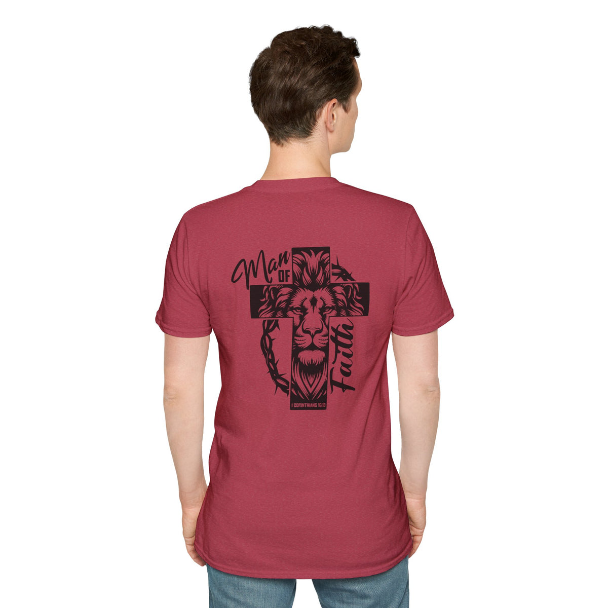 Cross with Crown of Thorns T-Shirt — Christian Faith Tee