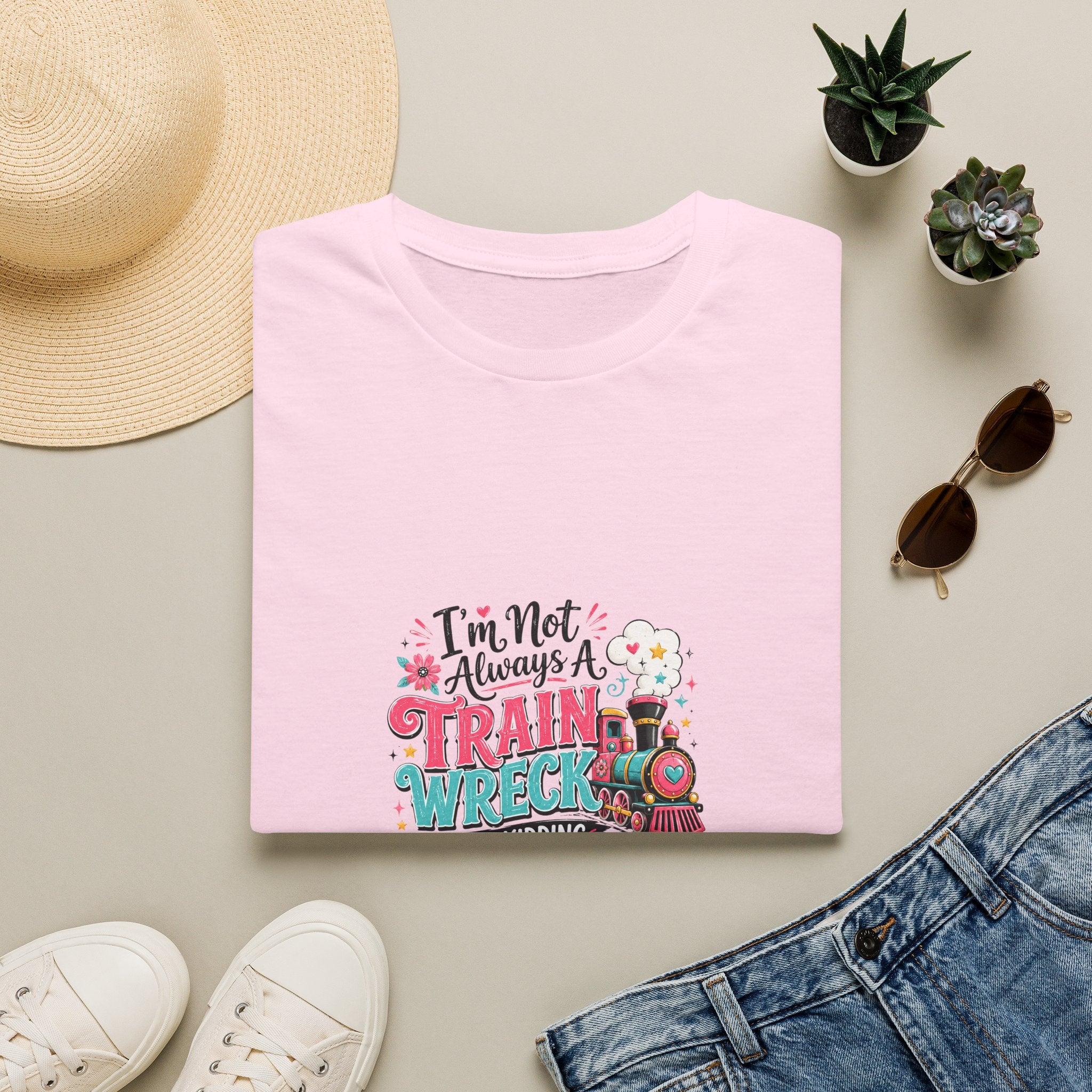 I'm Not Always a Trainwreck Toot Toot T-Shirt — Funny Sarcastic Gift for Her