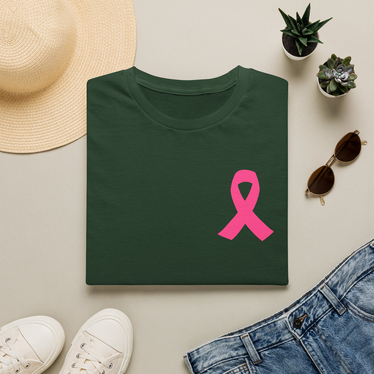 Breast Cancer Support T-Shirt - My Daughter's Fight Is My Fight