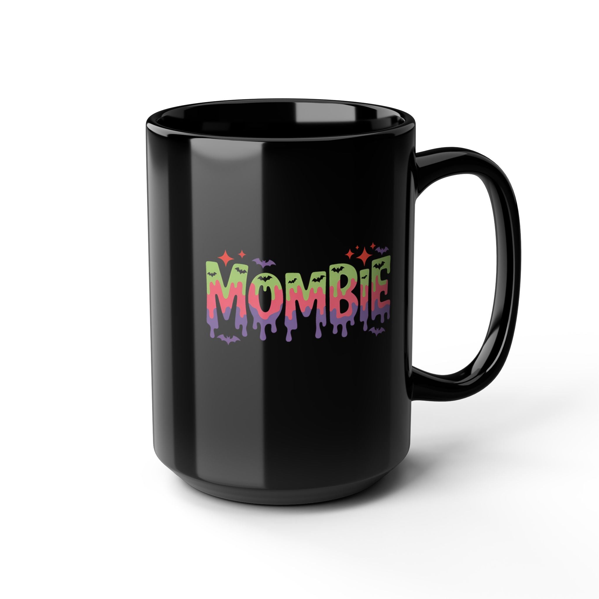 Zombie Mom Drip Halloween Mug — Funny Gift for Moms Colorful Coffee Cup 11oz 15oz