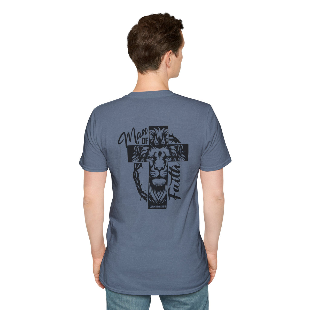 Cross with Crown of Thorns T-Shirt — Christian Faith Tee