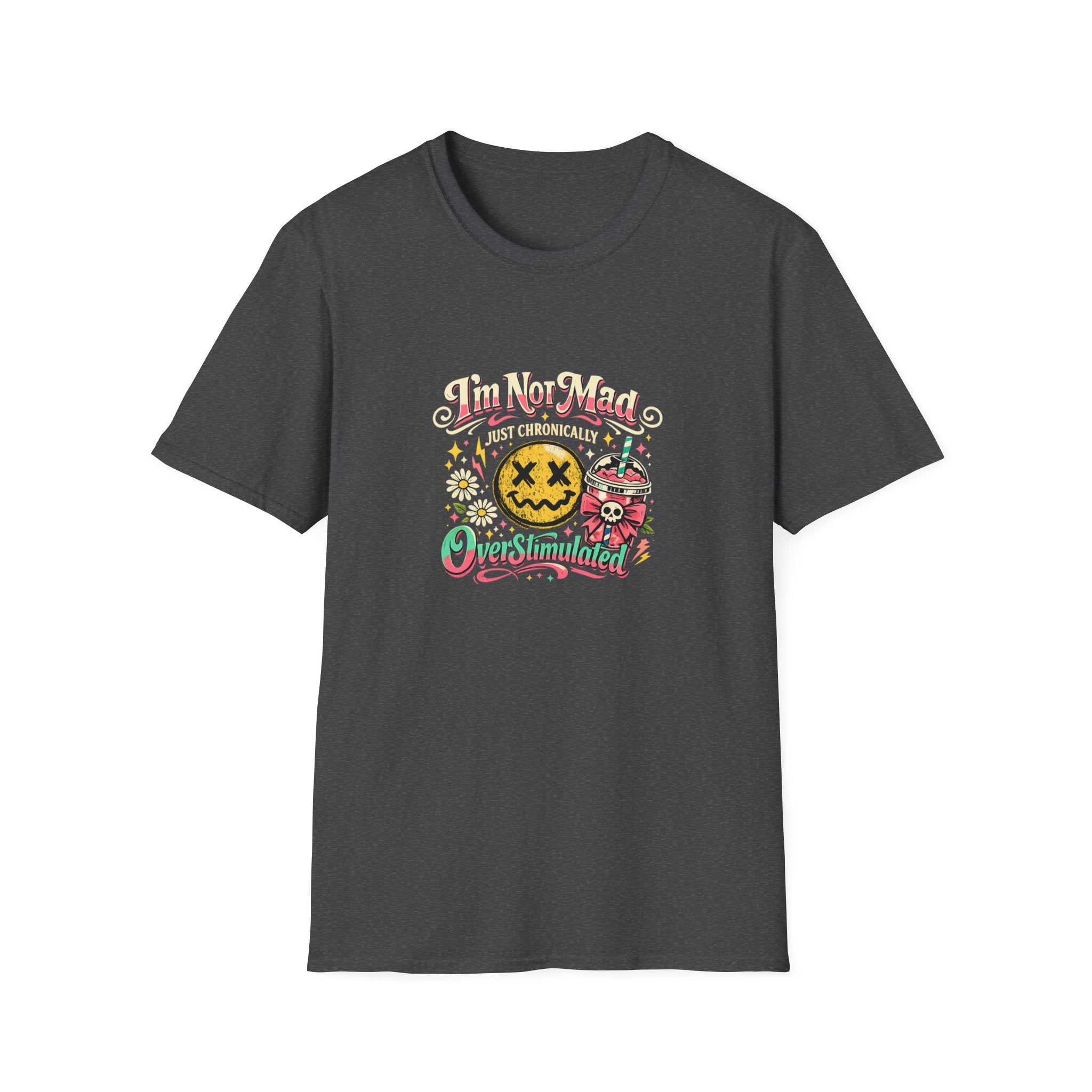 I'm Not Mad Kawaii Bubble Tea T-Shirt — Cute Funny Gift for Her Graphic Tee