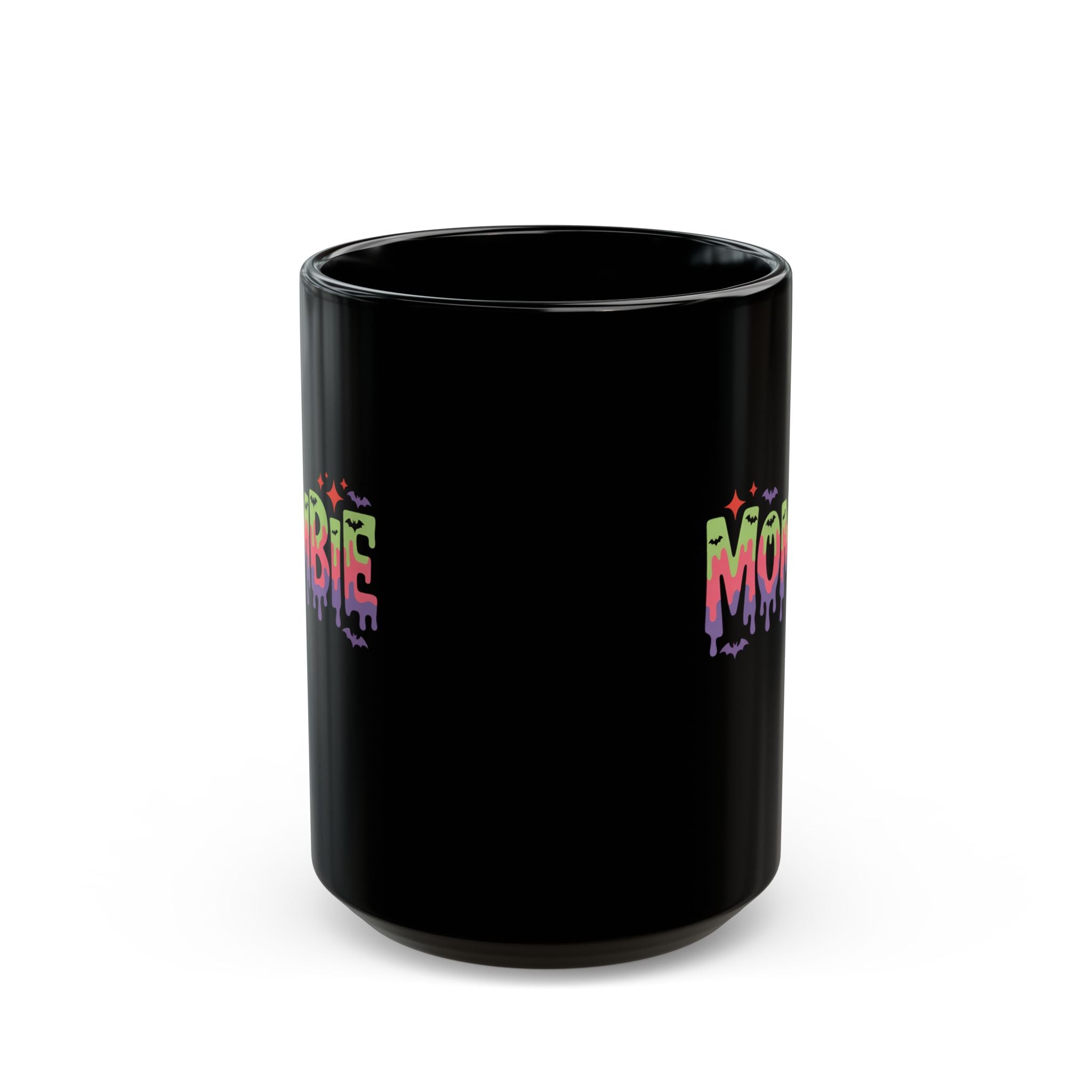 Zombie Mom Drip Halloween Mug — Funny Gift for Moms Colorful Coffee Cup 11oz 15oz