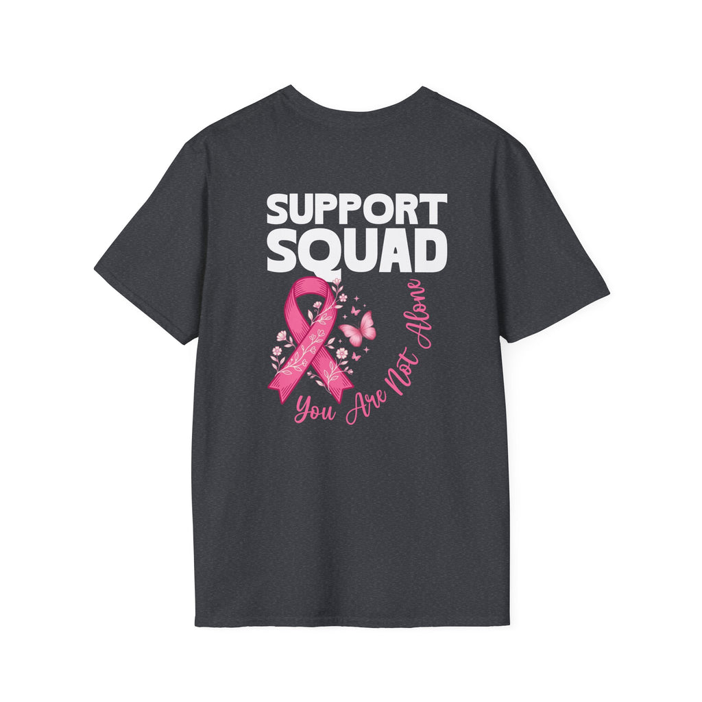Pink Ribbon Support Squad Breast Cancer Awareness T-Shirt