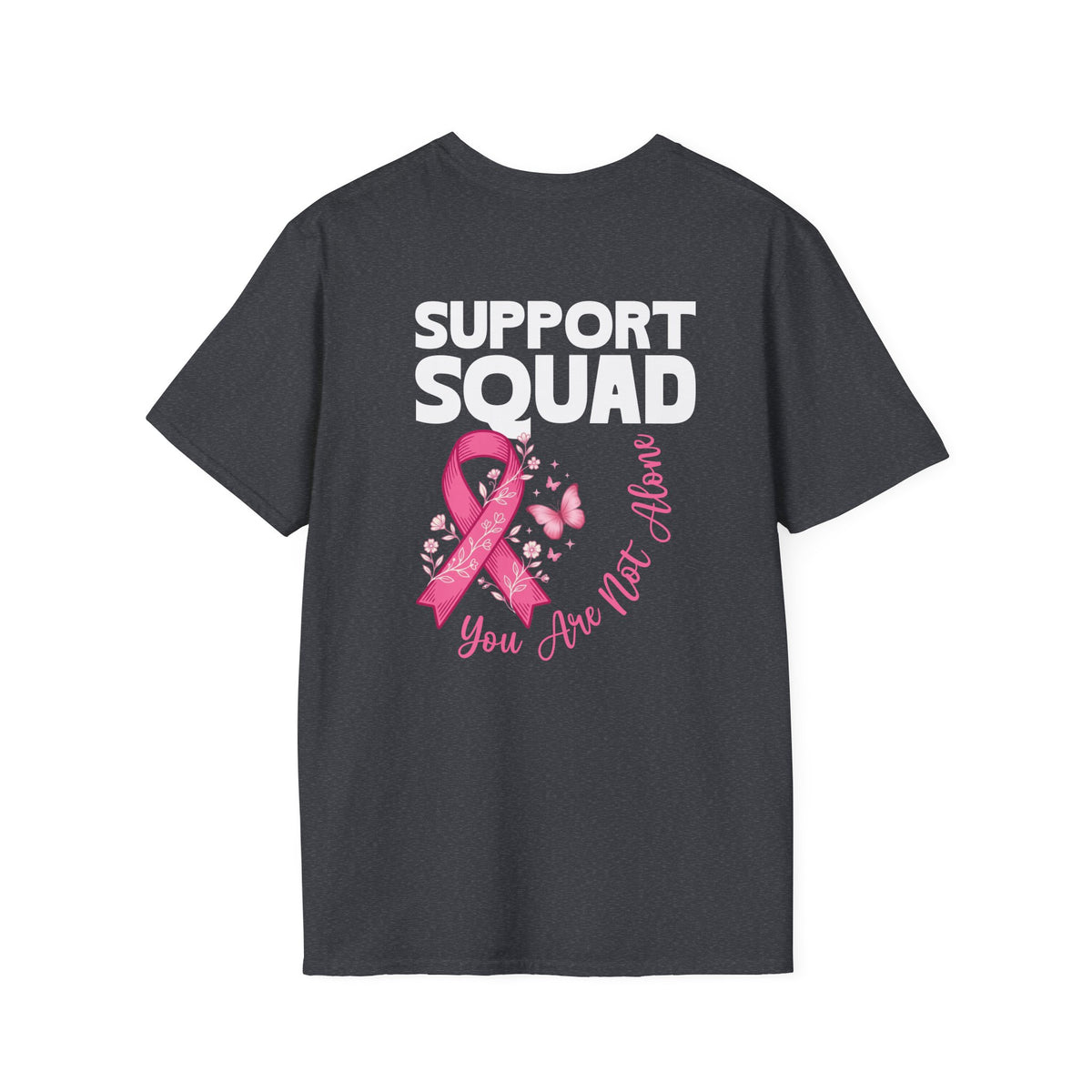 Pink Ribbon Support Squad Breast Cancer Awareness T-Shirt