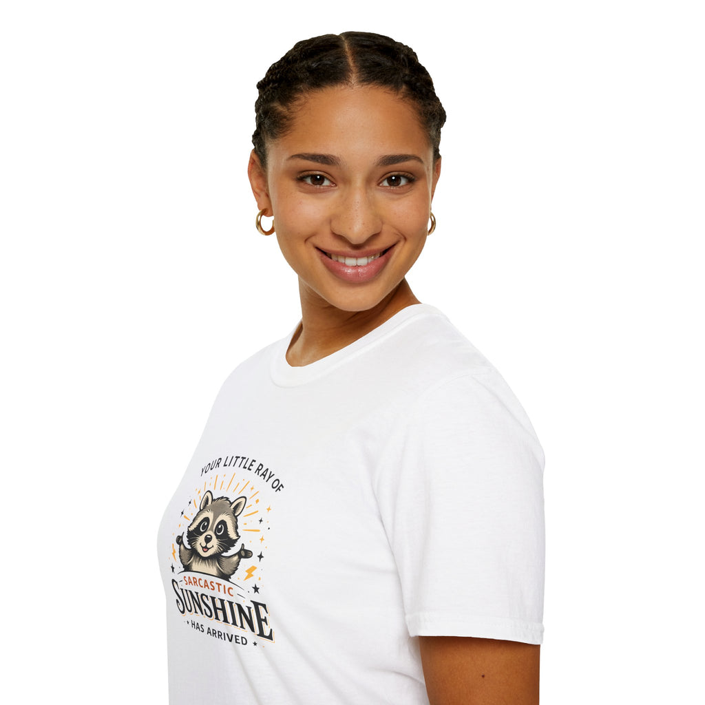 Your Little Ray of Sarcastic Sunshine Raccoon T-Shirt — Funny Gift for Her