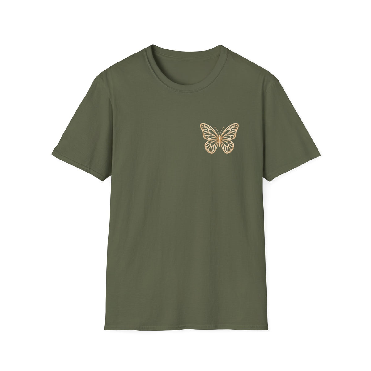 Created with a Purpose Butterfly T-Shirt Faith Graphic Tee