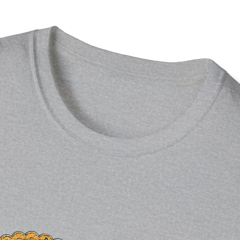 Retro Pie Monster T-Shirt — Funny Pac-Maze Dessert Gamer Tee